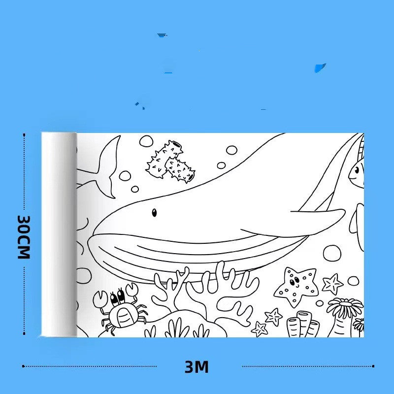 Children's Graffiti Scroll Color Filling Drawing Paper 2dfb4b37 c549 405d a470 20da1a0ab6e1
