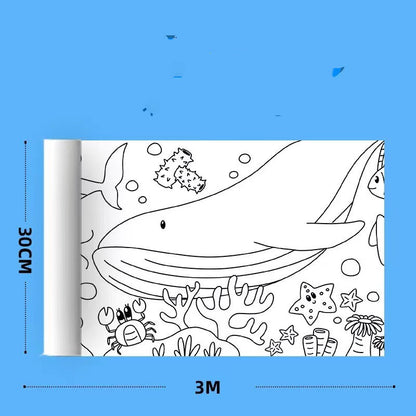 Children's Graffiti Scroll Color Filling Drawing Paper 2dfb4b37 c549 405d a470 20da1a0ab6e1