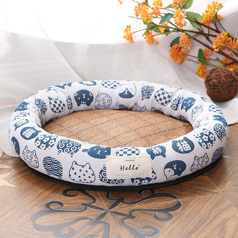 Round Cat Kennel Kennel Dog Summer Cool Den 2e05dfdc 0d95 4176 9558 04f828acb09e