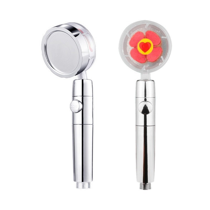 Propeller Driven Shower Head With Stop Button And Cotton Filter Turbocharged High Pressure Handheld Shower Nozzle 2e121a4a 75