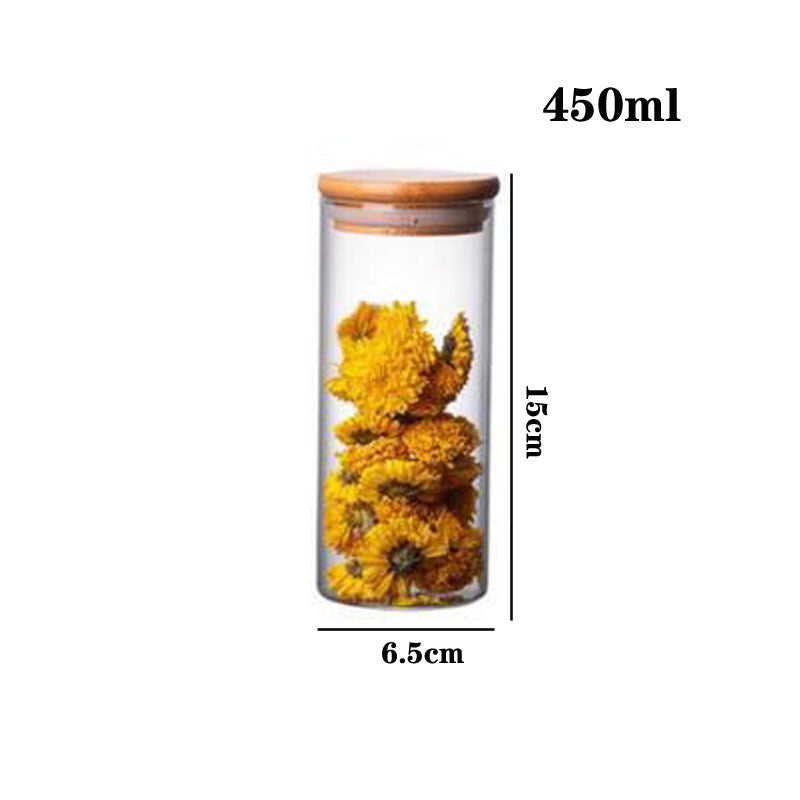 High Borosilicate Glass Tea Cans, Sealed Storage Cans, Transparent Tea Cans, Whole Grains, Candy Cans 2e175552 6882 4558 8a68