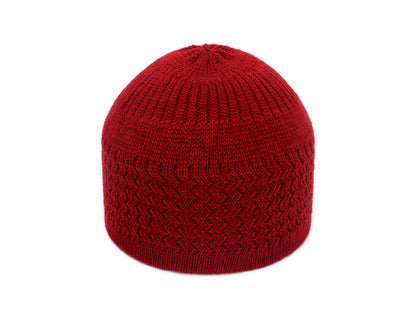Autumn And Winter Hedging Knitted Wave Jacquard Neutral Dome Warm Woolen Toe Cap 2e1caf4d 14ef 4e6b 95d4 f0251759ff21 b47844a