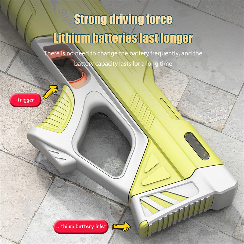 Summer Full Automatic Electric Water Gun Toy Induction Water Absorbing High-Tech Burst Water Gun Beach Outdoor Water Fight To