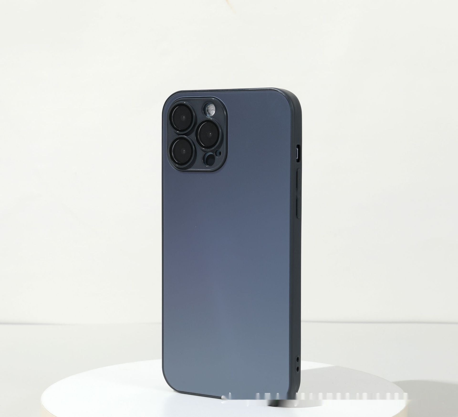 Frosted Glass Primary Color Comes With Lens Protector Phone Case - 图片 7