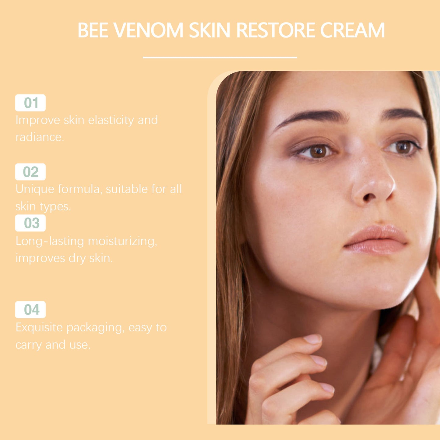 Bee Venom Repair Cream Moisturizing Nourishing And Improving Elasticity