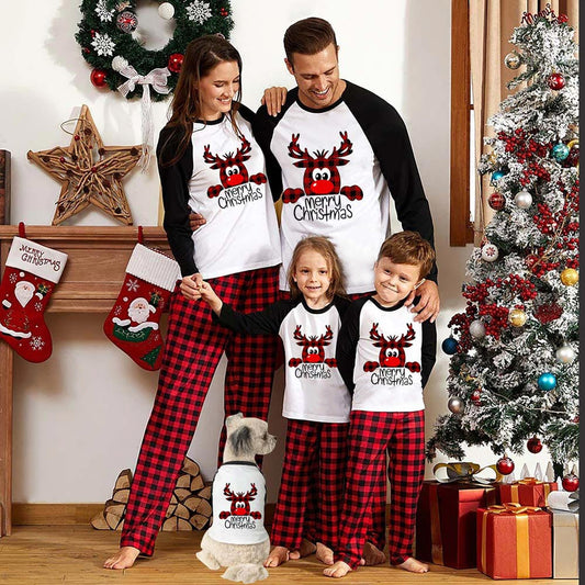 Family Christmas Pajamas Matching Sets Christmas Sleepwear Parent-Child Pjs Outfit For Christmas Holiday Xmas Party 2e4718f8 