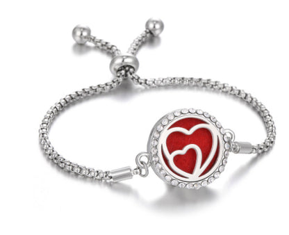 2024 New Kaleidoscope Aromatherapy Bracelet Perfume Essential Oil Diffuser Locket Bracelet Charms Women Aroma Diffuser Jewelry - HD Wireless Product #32