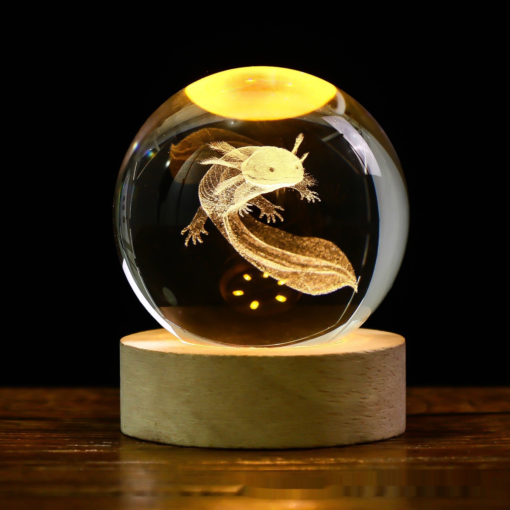 Luminous Starry Sky And Planets Moon Moon Crystal Ball Small Night Lamp Projection Ambience Light Creative Gift New Strange G