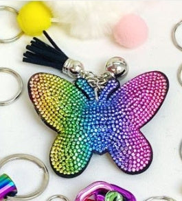 Home Fashion Simple Two-color Butterfly Shape Flannel Hot Drilling Handbag Pendant 2e8379d4 4792 4ca1 8670 1f0b46f221bd 1e361