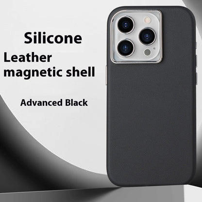 Silicone All-inclusive Leather Phone Case Magnetic Suction - 图片 6
