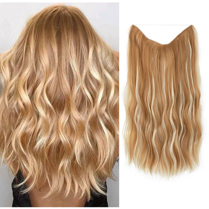 European And American Style Women Corn Curler Fishing Thread Long Curly Hair  Wig 2e96577f 1f77 4f48 9b5e 2193fdd5e966