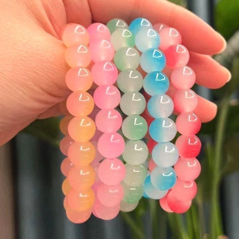 Ice-permeable Gradient Two-color Pliable Temperament Bracelet 2eb499a9 4291 45d0 87bf 96c0128a4845