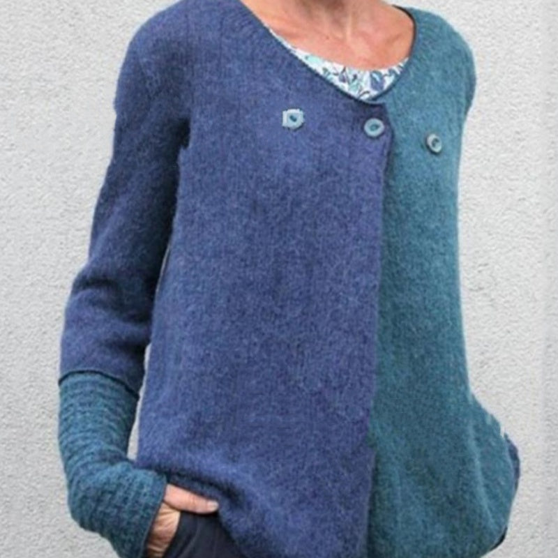 Women's Small Top Contrast Color Casual Knitted Top 2eba36aa 9ddc 4cb0 8eb5 431738f8207c