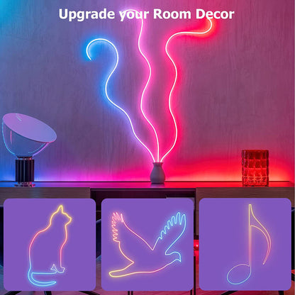 APP Application Control Graffiti Smart LED Light With Neon Strip 2ebddbad 2b6c 4df2 b1af 4b62fb6156d8
