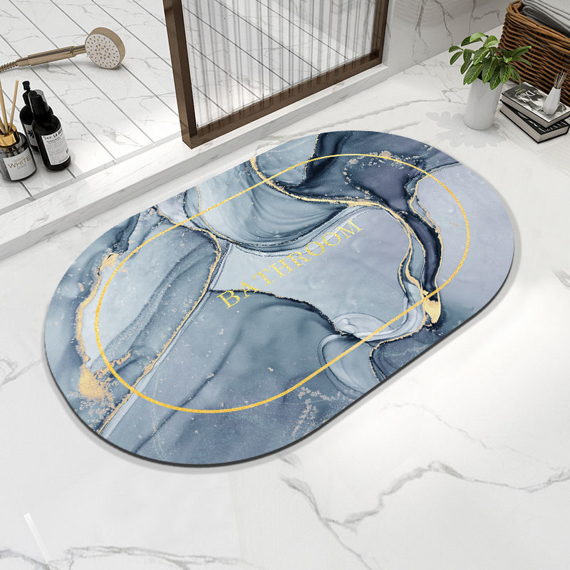 Napa Skin Super Absorbent Bath Mat Quick Drying Bathroom Rug Modern Simple Non-slip Floor Carpets Home Oil-proof Kitchen Mat 