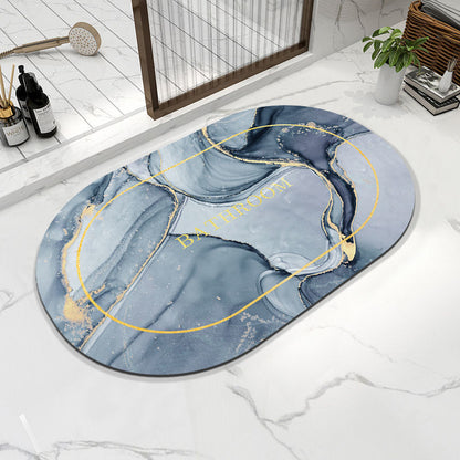 Napa Skin Super Absorbent Bath Mat Quick Drying Bathroom Rug Modern Simple Non-slip Floor Carpets Home Oil-proof Kitchen Mat 