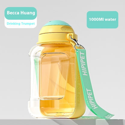 2 In 1 Dog Large Capacity Pets Out Drinking Pot Cat Water Dispenser Portable Water Cup Water And Food Integrated Bowl Pet Products - HD Wireless Product #12