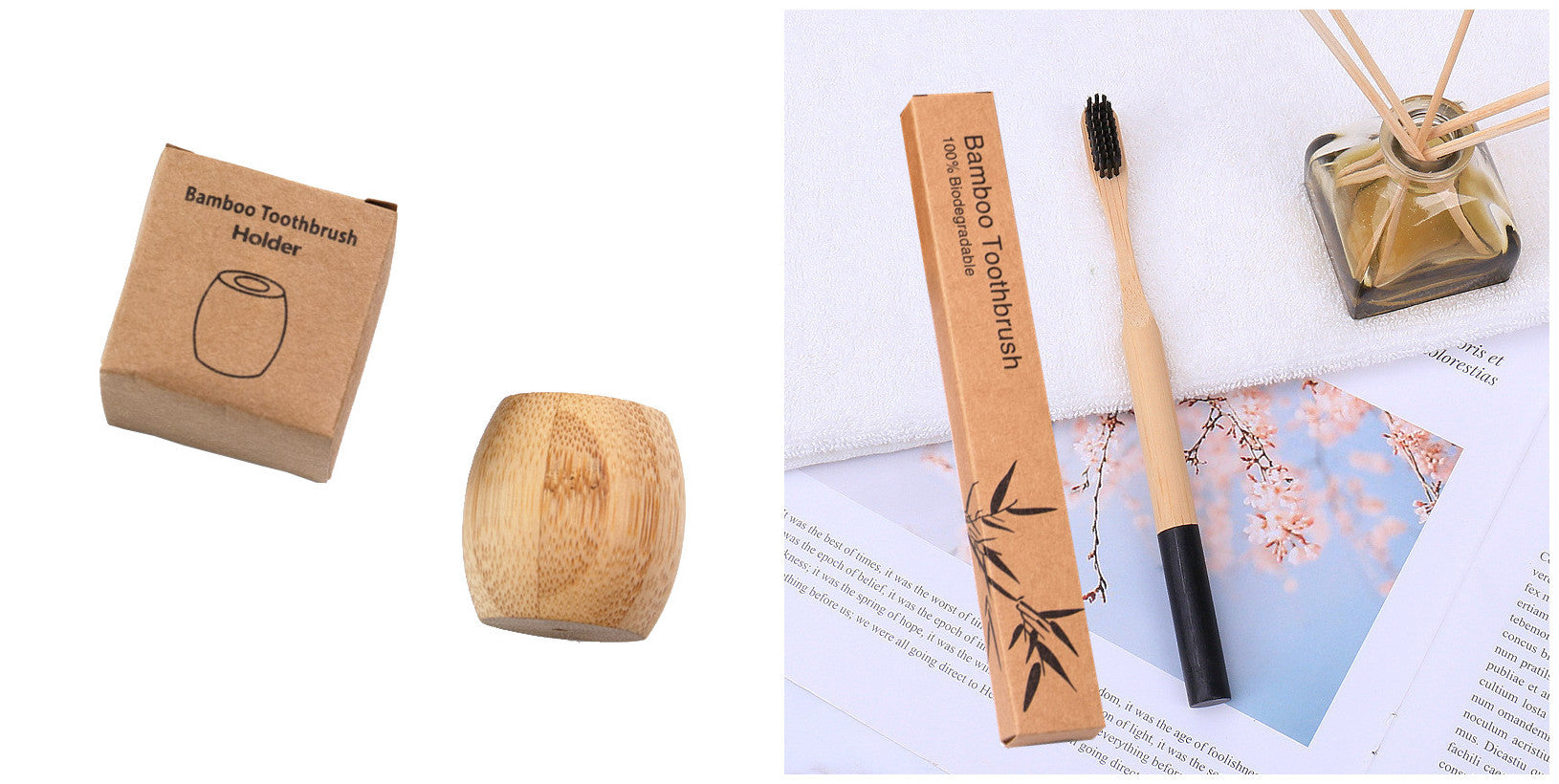 Natural bamboo handle round bamboo toothbrush 2ec4e9f2 bf12 4e7c 9df8 48d6eb153390