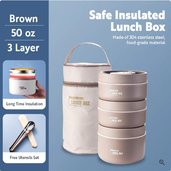 Portable Self-heating Japanese Thermal Insulation Lunch Box 2ecefaac 5d69 4a98 a3e5 8d7ee2140f58