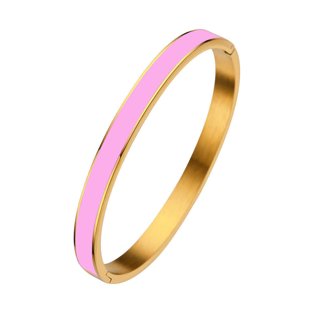 Stainless Steel Color Epoxy Women's Bracelet Gold Buckle 2edffaba 8607 4d1c 8015 0442400c3ff2 25012146 b910 4e52 83d8 3f5e210