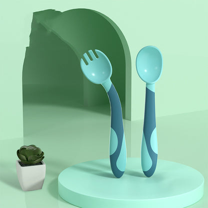 Baby Training Fork Spoon Twist Spoon Children's Tableware Set 2f005a07 1f79 47e3 bc21 1e6d961362d0