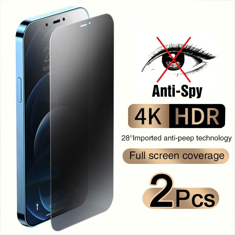 Mobile Phone Anti-peeping Tempered Glass Full Screen - 图片 3