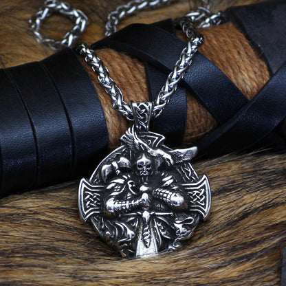 Viking Warrior Aoding Mount Crow Hammer Necklace 2f2b7529 4b9a 4cdb a3b9 86e189ac936c