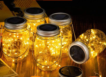 Solar Mason Jar  Light Decoration Mason Jar Light Outdoor Hanging Light Mason Jar Light String 2f2fdb5b cd99 4906 9d3a c43bf1