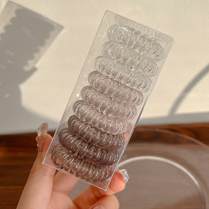 Telephone Wire Hair Ties Hair Rope Hair-binding High Elasticity Not Tight Hair 2f30fae2 a2a1 4609 af13 cde30d405152