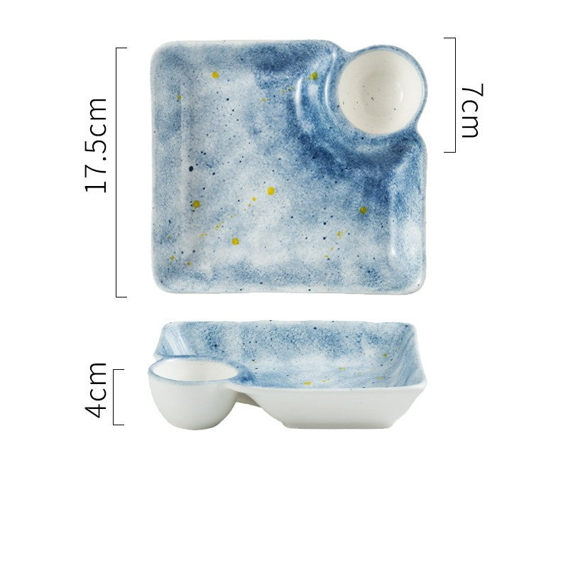 Japanese Creative Ceramic Dumpling Special Plate Comes With Vinegar Plate 2f548c8e e114 4eaa 8d97 101445cb36d1