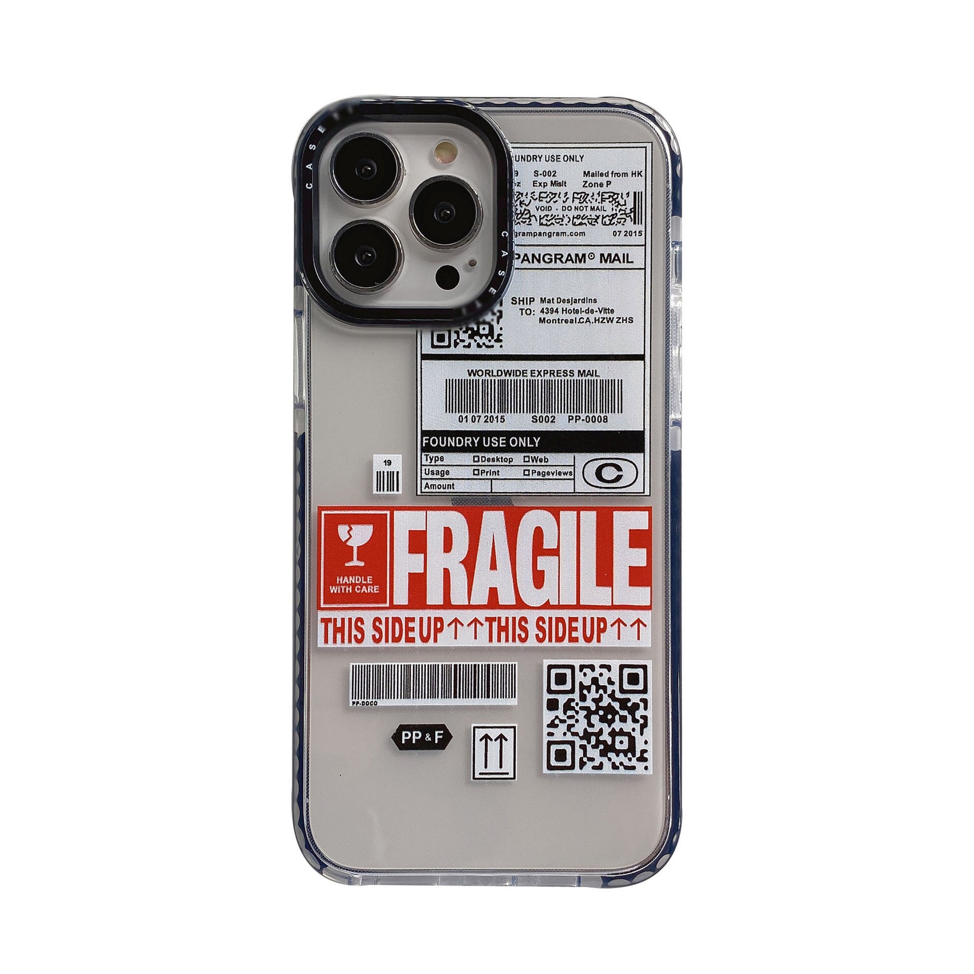 Travel Ticket Label Transparent Phone Case 2f5e9bfe 95ea 4ecc 87ed 14e339fd0723