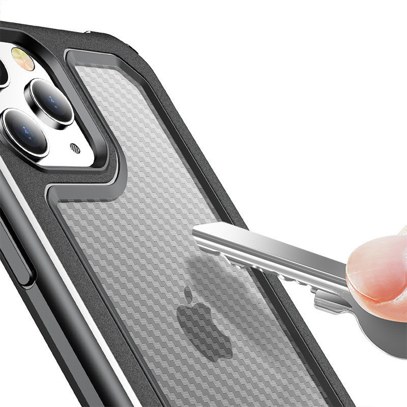 Carbon Fiber Transparent TPU PC Two-in-one Phone Case 2f65b2c0 f711 41ab 840e e25551c81a07