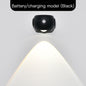 Adjustable Angle Human Sensing Light, Wireless Sunset Light, Indoor Spotlight, Corridor, Living Room Wall Light, Rechargeable