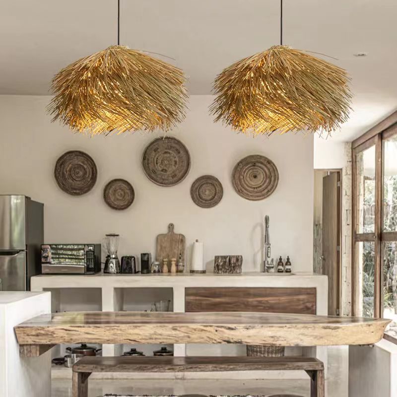 Rattan Ceiling Lamp Vintage Rattan Chinese Style Chandelier 2f6e9ab0 deca 49aa b92b ad84f2d03605