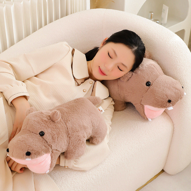 Cute Fat Hippo Plush Doll Doll Pillow Cushion 2f7c9dad 46fb 4b68 9137 1bf9981e3a45