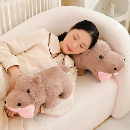 Cute Fat Hippo Plush Doll Doll Pillow Cushion 2f7c9dad 46fb 4b68 9137 1bf9981e3a45