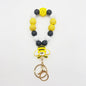 Silicone Wooden Beads Bracelet Keychain 2f7fb786 729e 4a71 a567 bb09ef108000