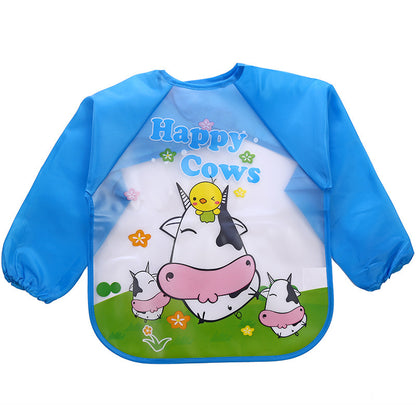 Children's Gown Long Sleeve Kids Waterproof Meal Baby Apron Painting Clothes Bib Protective Clothing 2f96da5d 5a50 4a4c baf7 
