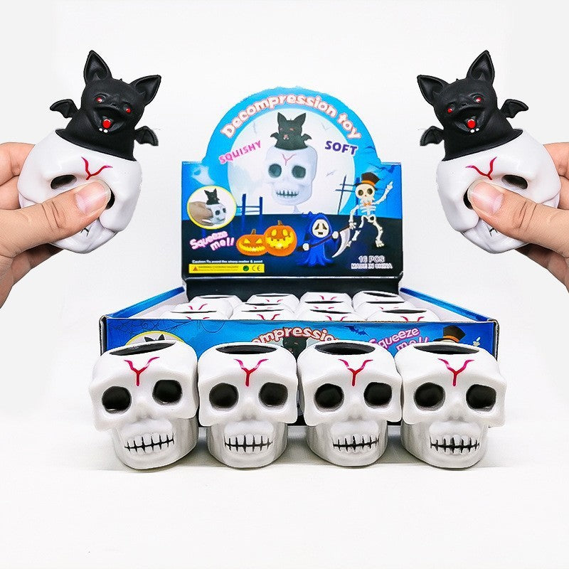 Creative Halloween Skull Squeeze Cup Decompression Toy 2faa17ad 15df 4b32 b1c6 5d0db5a738ec