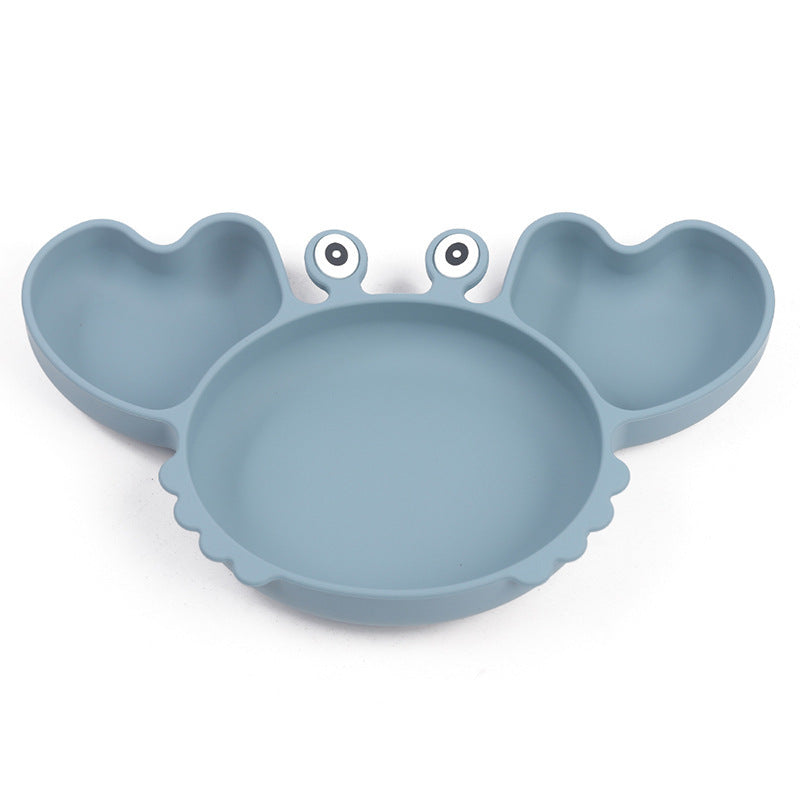 Silicone Split Cutlery Crab Plate For Infants 2fabb3ac 34fd 433f bd84 4f1f351dd8df