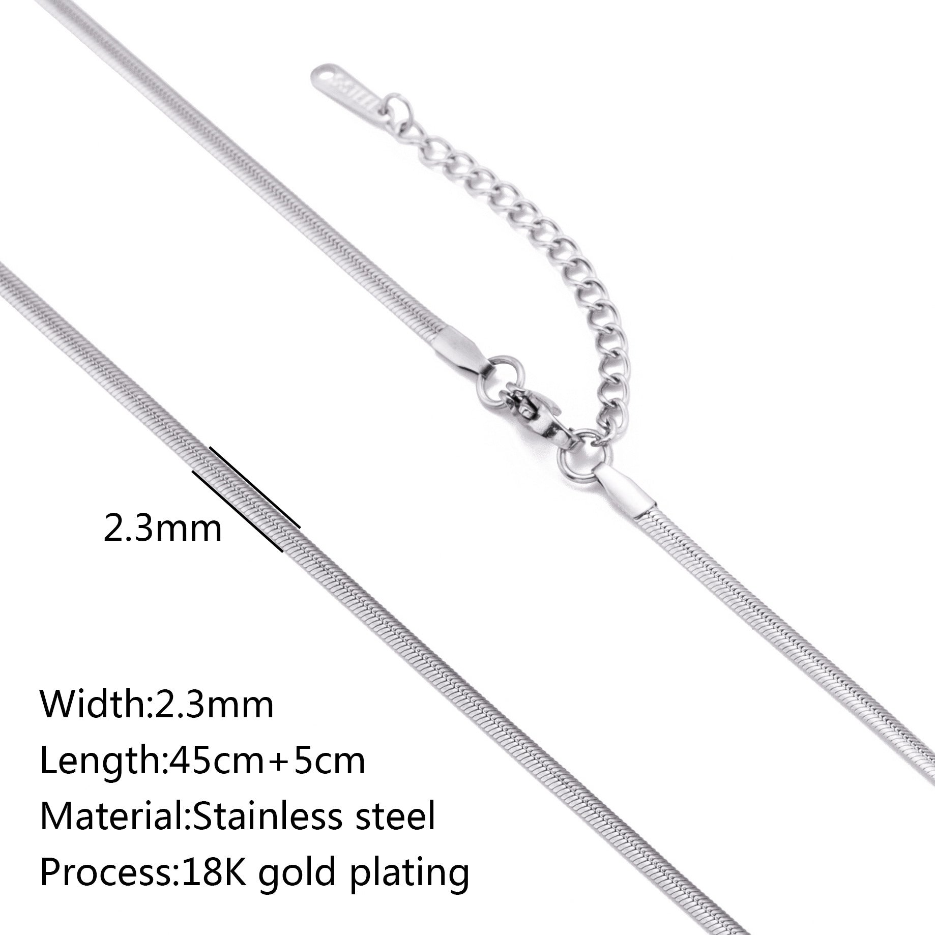 Stainless Steel Vacuum Vapor Plating 18K Gold Color Protection Lip Chain Accessories 2faf5199 c5f0 4b93 a3cc 4ce2c39c4586