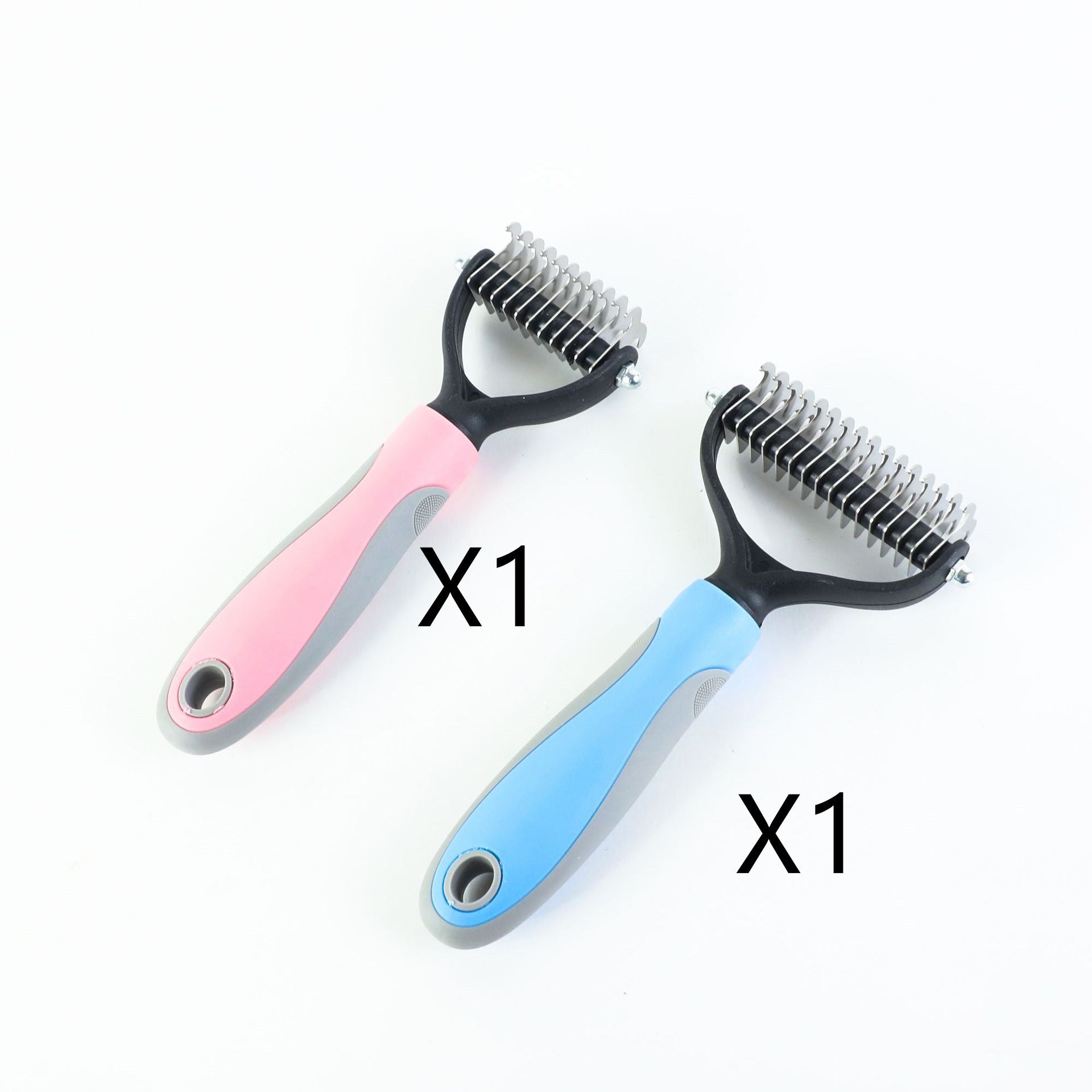 Stainless Double-sided Pet Brush Hair Removal Comb Grooming Dematting Dog Grooming Shedding Tools 2fd916e9 9f32 4084 a634 fd9