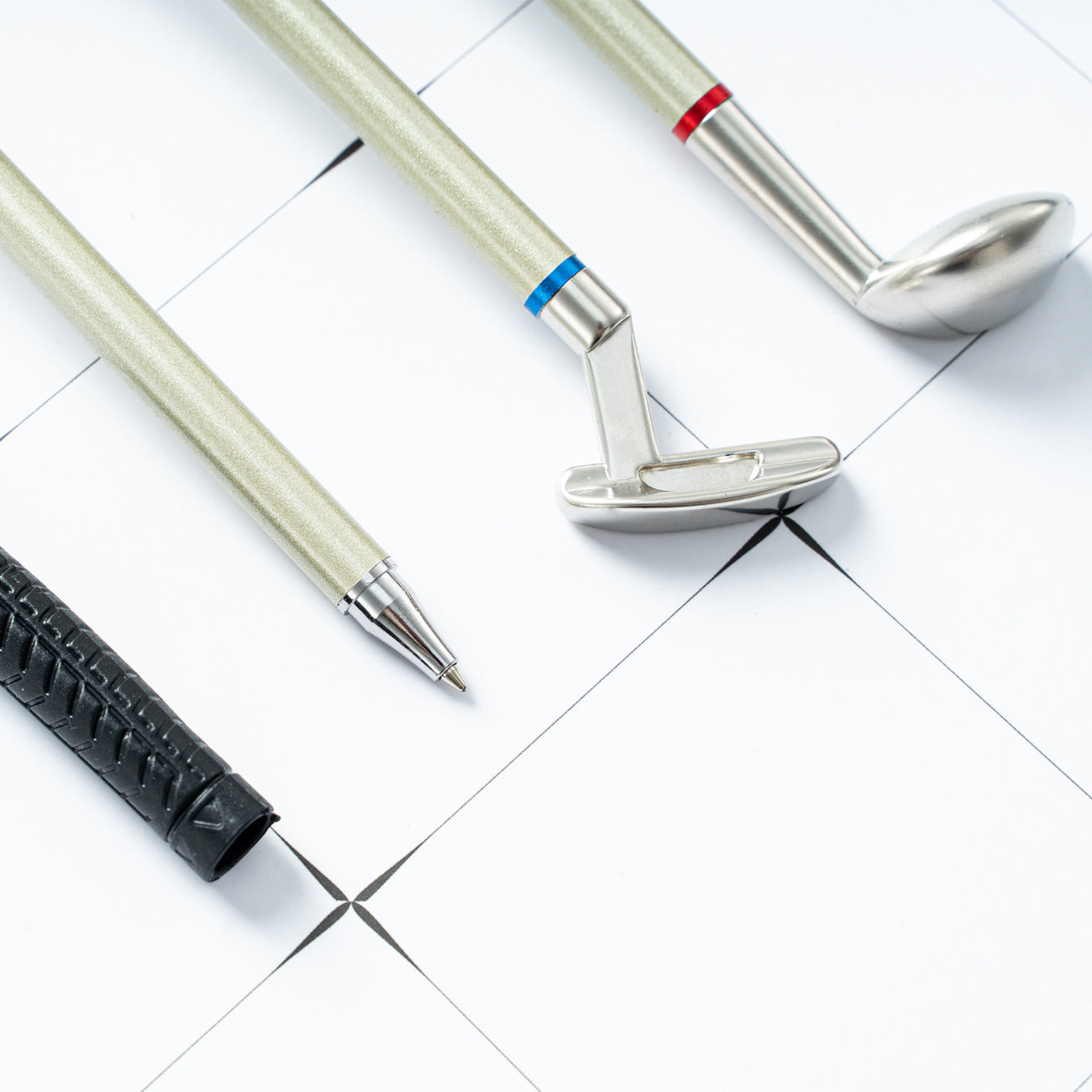 Metal Suit Ballpoint Pen Golf - 图片 3