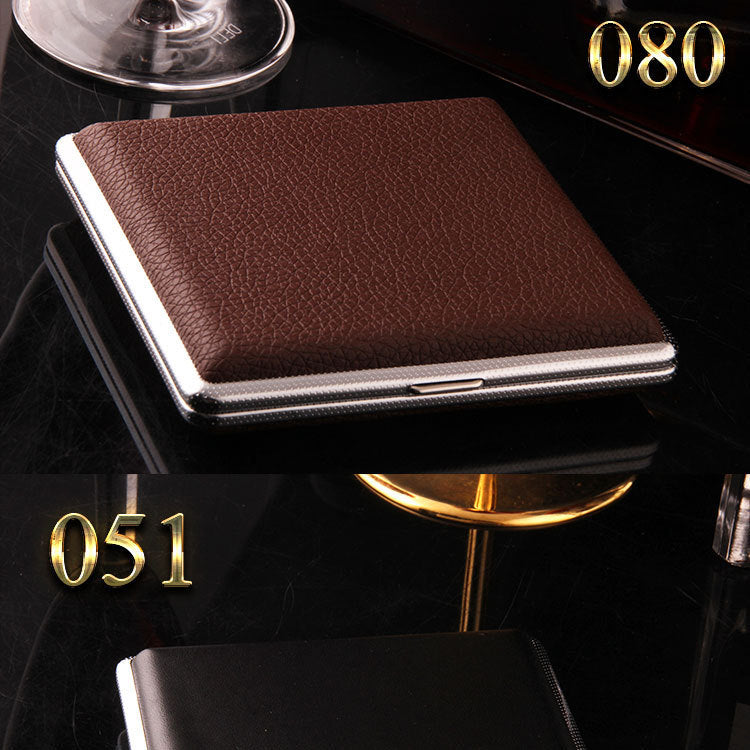 Leather Cigarette Case With Metal Clip 300da71c 902a 4dd8 9bcd 1757bda8e0e7