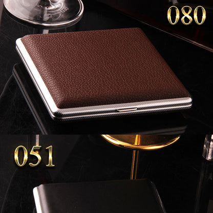 Leather Cigarette Case With Metal Clip 300da71c 902a 4dd8 9bcd 1757bda8e0e7