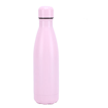 Insulated Stainless Steel Water Bottle Mug Rubber Painted Surface Vacuum Flask Coffee Cup Bottle 3017761394188