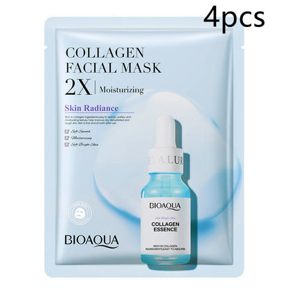 Collagen Face Mask Moisturizing Firming Face Sheet Mask Hyaluronic Acid Facial Masks Beauty Skin Care Gel Skin Care 302091b2 