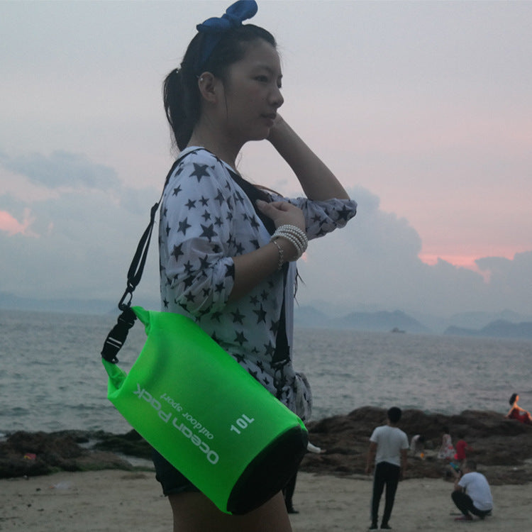 Spot beach bag anti water bucket bag PVC waterproofing bag drifting waterproof bag swimming bag outdoor sports bag 3024024578