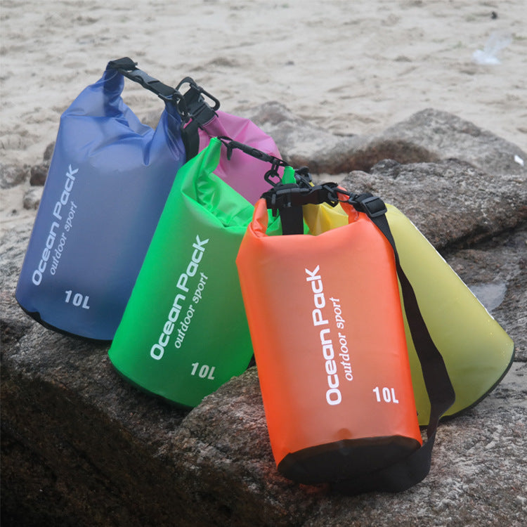 Spot beach bag anti water bucket bag PVC waterproofing bag drifting waterproof bag swimming bag outdoor sports bag 3024033172