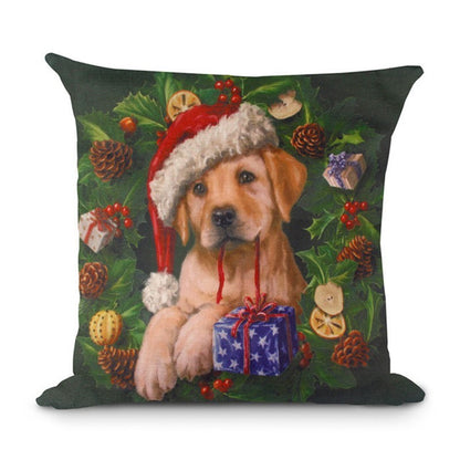 Christmas Hot-selling Home Sofa Office Creative Linen Pillowcase 3029849991565